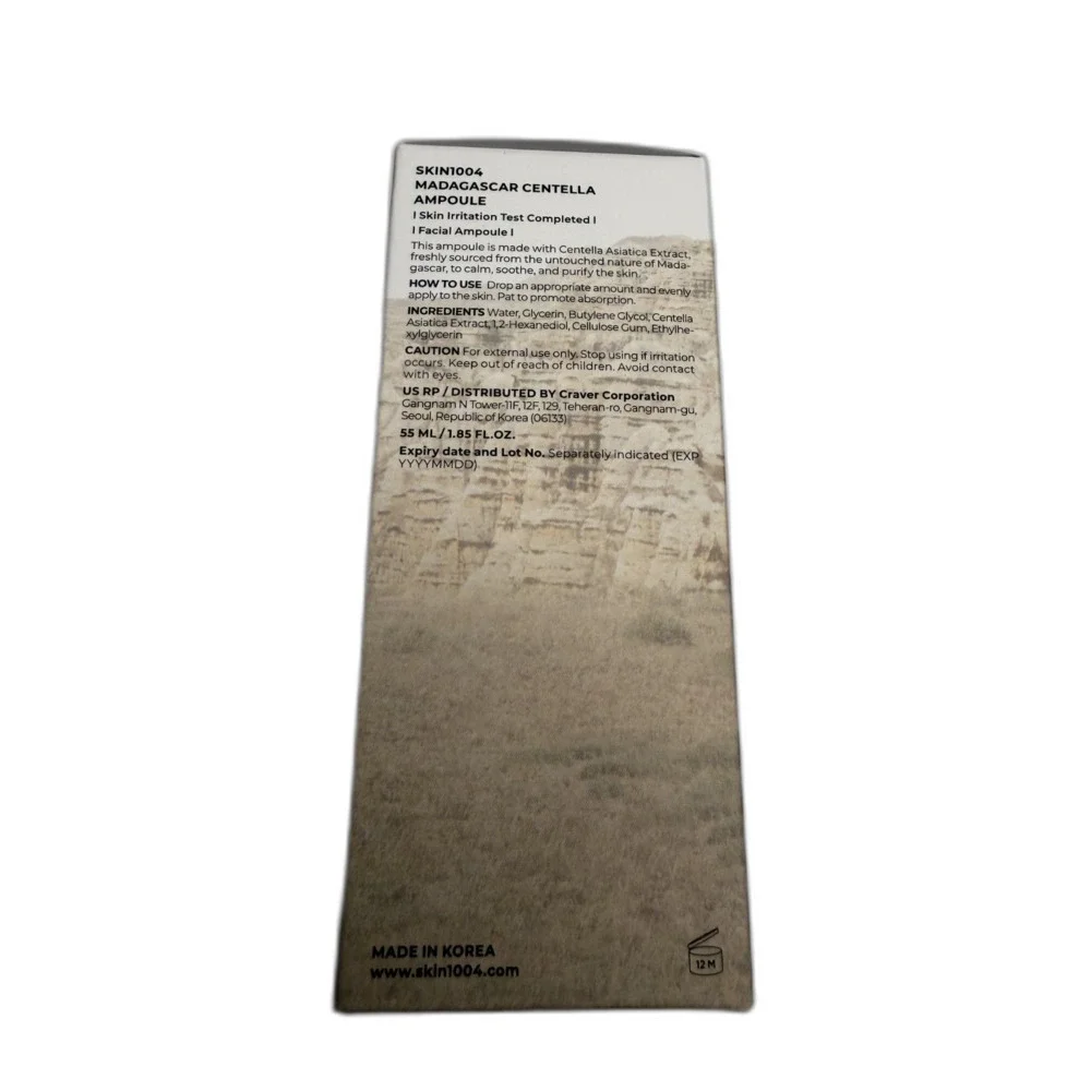 SKIN1004 Madagascar Centella Ampoule Korean Soothing for Sensitive Skin 55ML